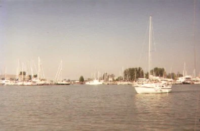 Small Boats USA (Chesapeake Bay): Sailor on a Sea of Stone (f)